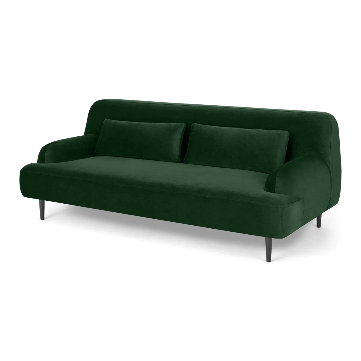 Giselle 2 Seater Sofa, Pine Green Velvet – image 1