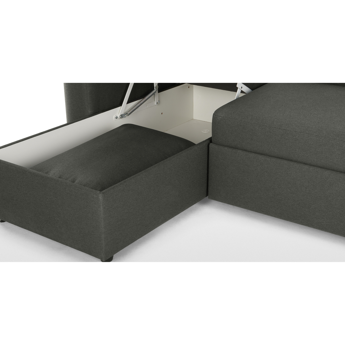 Aidian Corner Storage Sofa Bed, Pigeon Grey – image 8