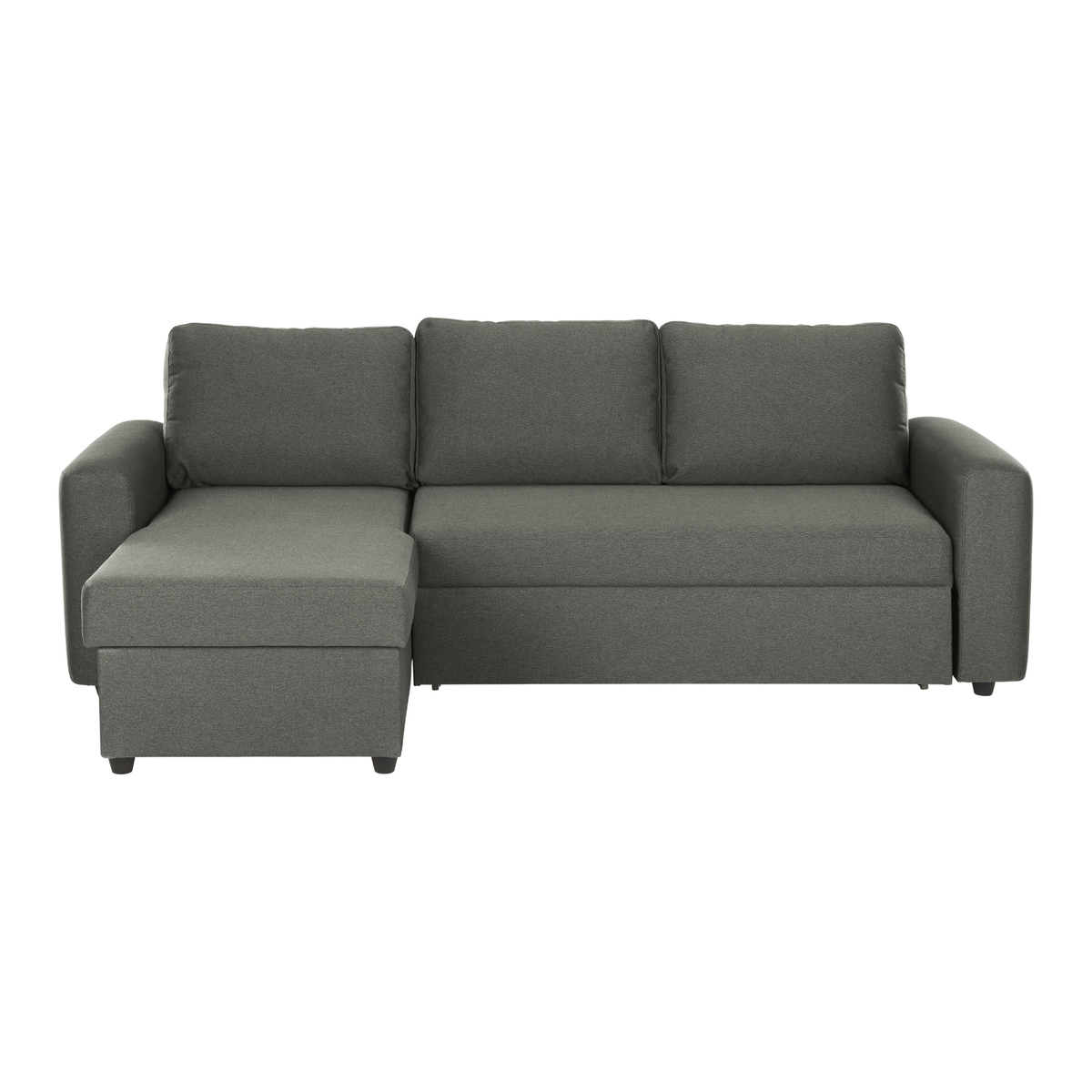 Aidian Corner Storage Sofa Bed, Pigeon Grey – image 2