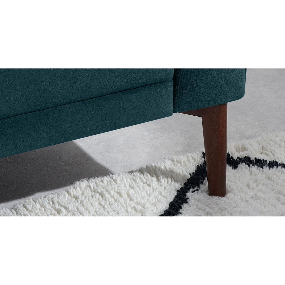 Hammond 3 Seater Sofa, Lagoon Blue velvet – image 4