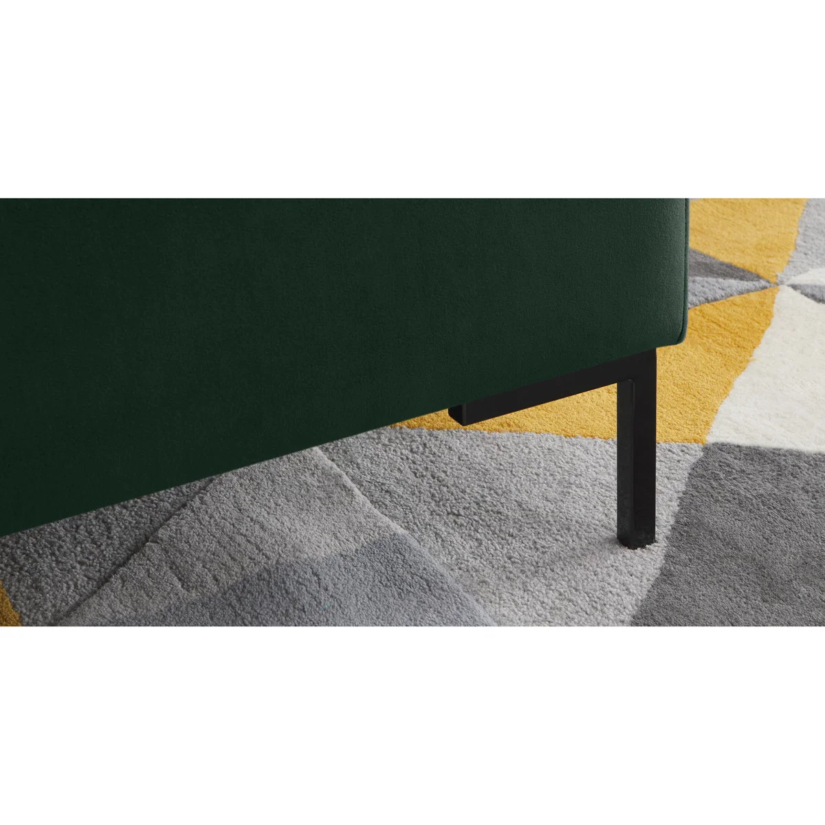 Frederik 3 Seater Left Hand Facing Compact Corner Chaise End Sofa, Autumn Green Velvet – image 4