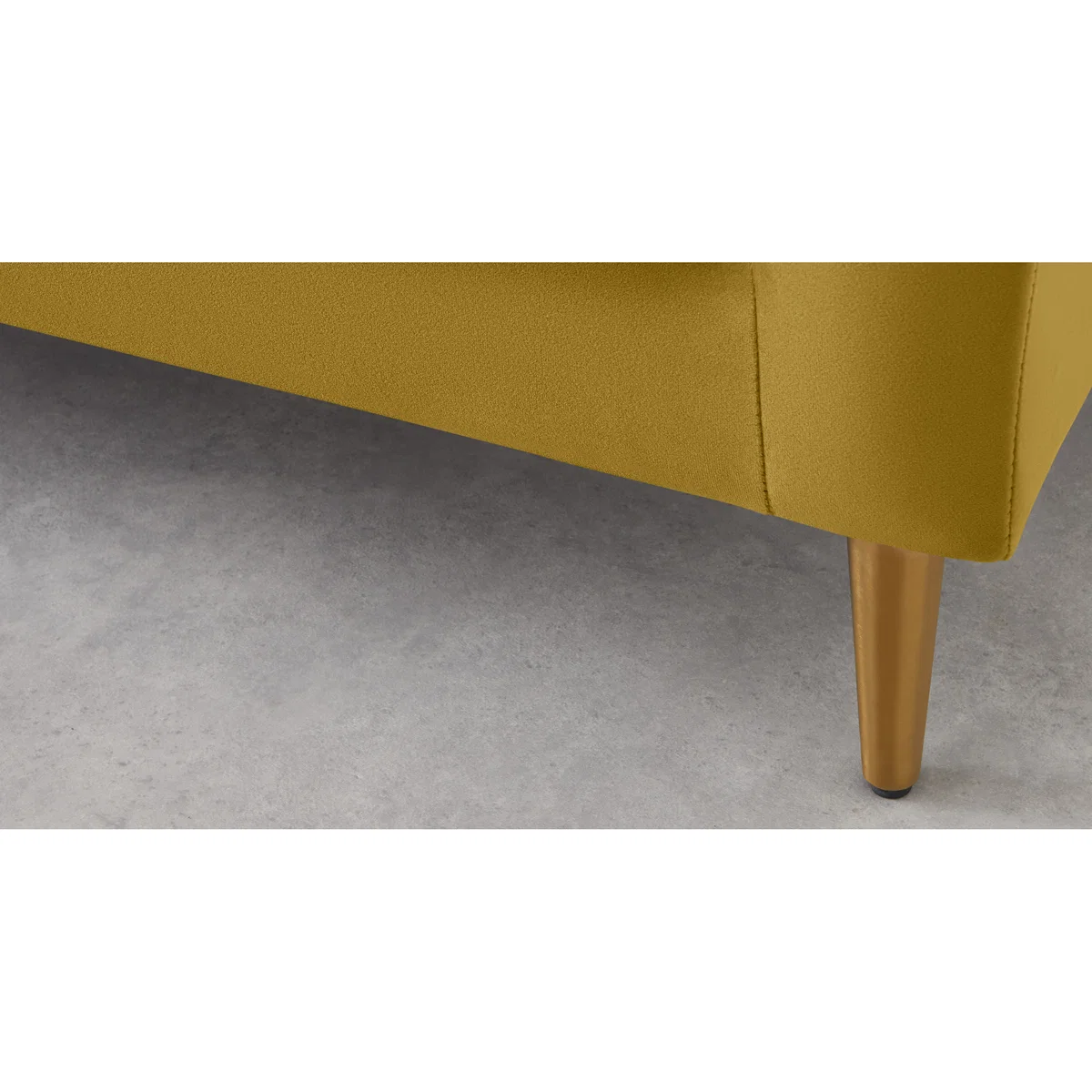 Amicie 3 Seater Sofa, Vintage Gold Velvet – image 4