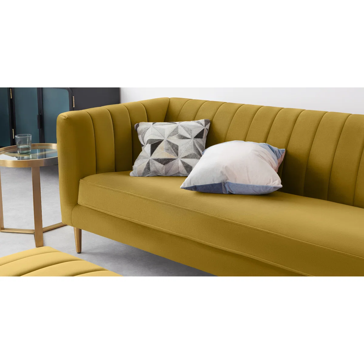 Amicie 3 Seater Sofa, Vintage Gold Velvet – image 6