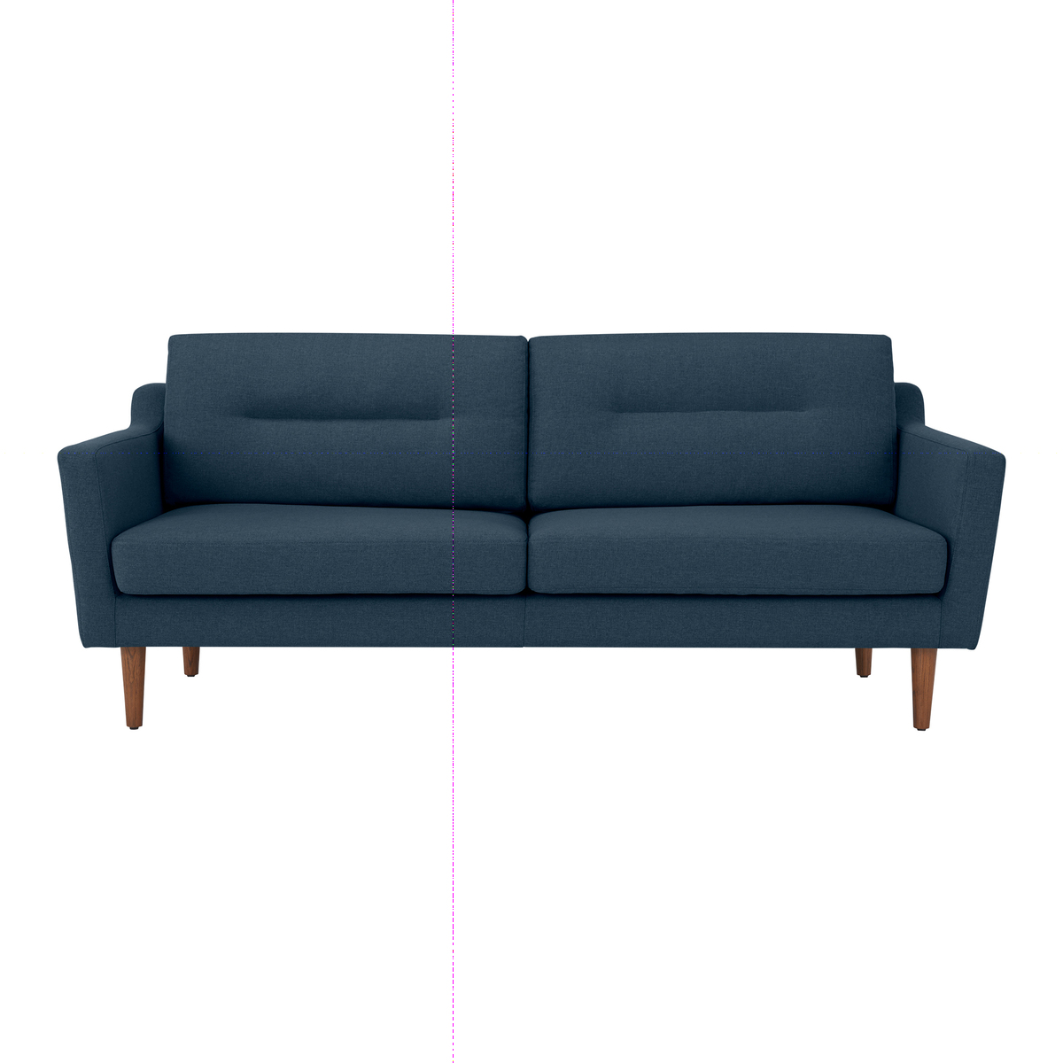 Walker 3 Seater Sofa, Orleans Blue – image 1