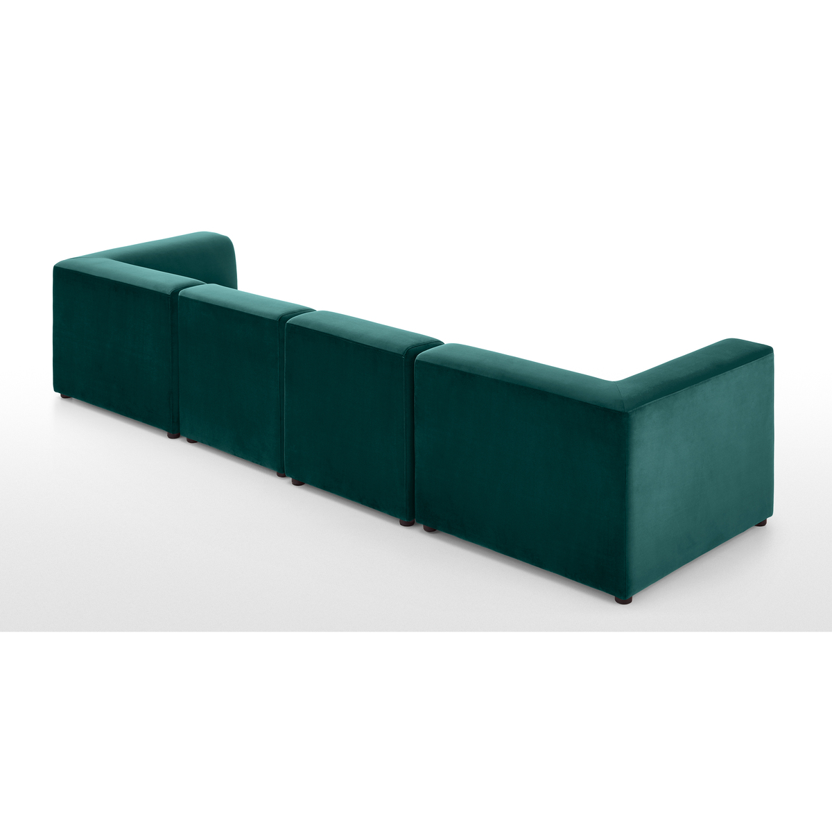 Juno 4 Seater Modular Sofa, Seafoam Blue Velvet – image 5
