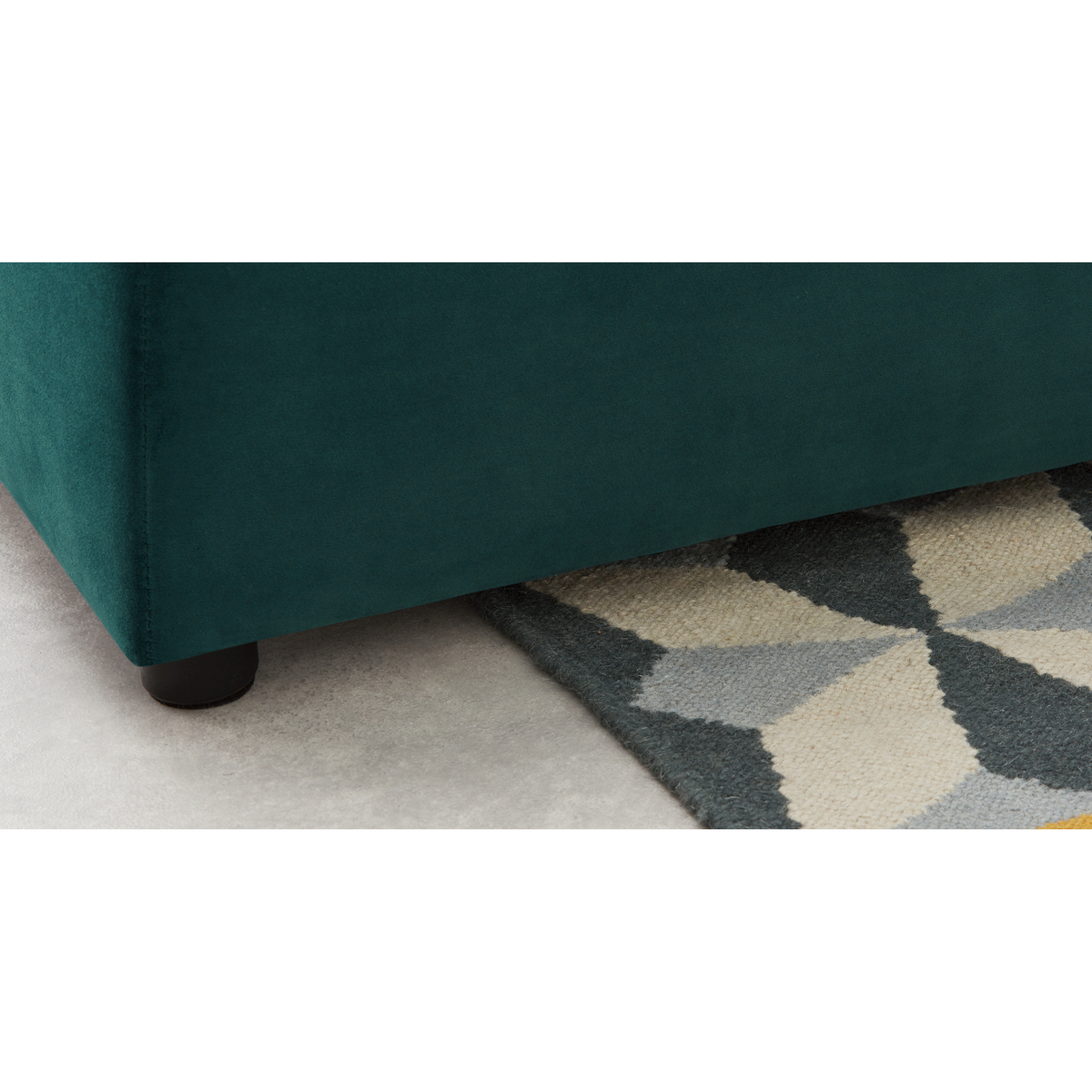 Juno 4 Seater Modular Sofa, Seafoam Blue Velvet – image 6