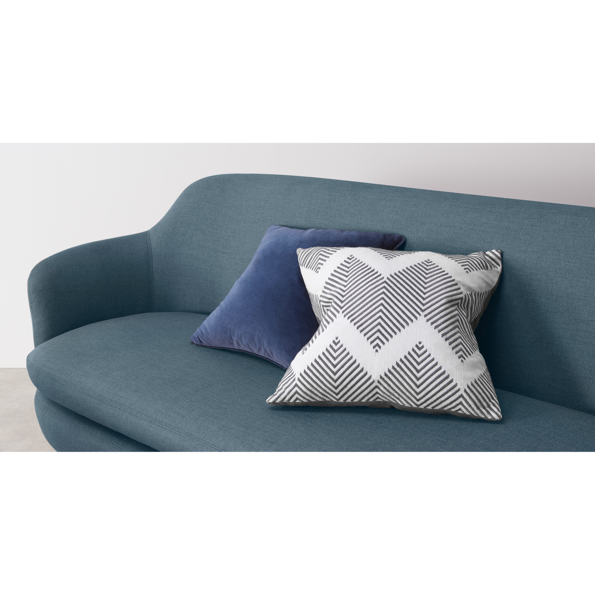 Nya 3 Seater Sofa, Duke Blue Weave – image 6