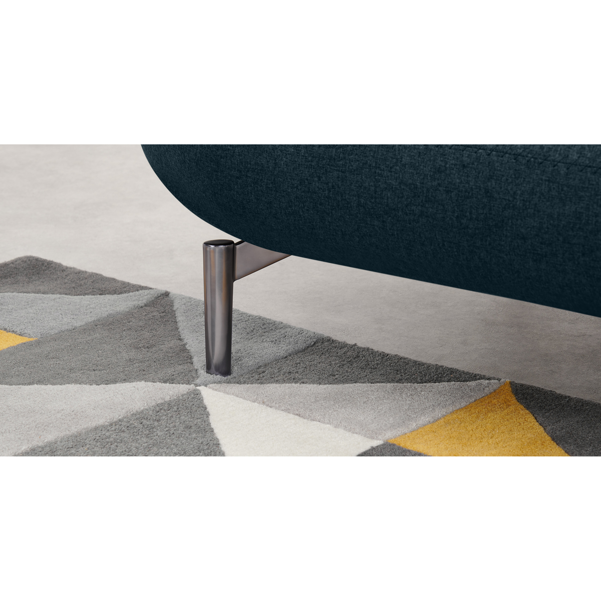 Inka Right Hand Facing Chaise End Corner Sofa, Aegean Blue – image 4