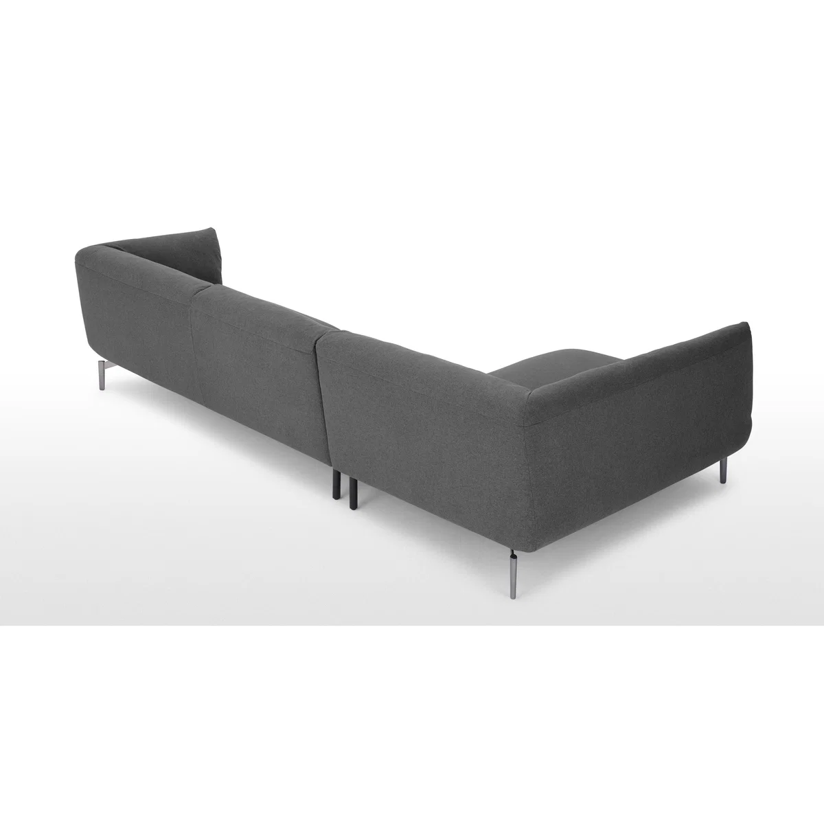 Inka Left Hand Facing Chaise End Corner Sofa, Marl Grey – image 5