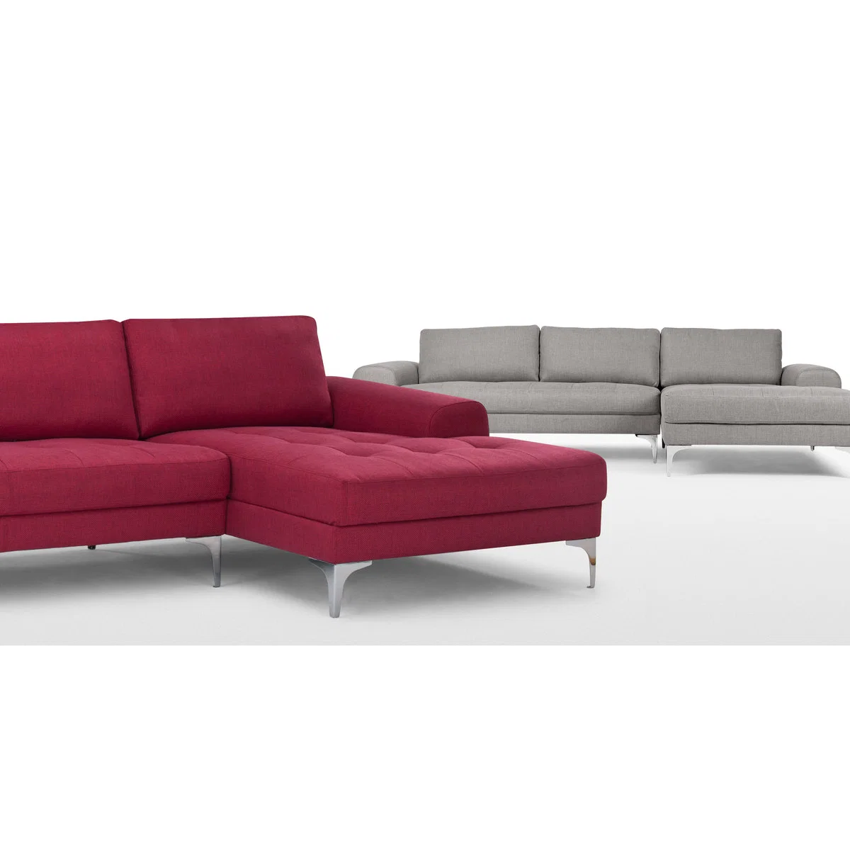 Vittorio Right Hand Facing Chaise End Corner Sofa, Pearl Grey – image 6