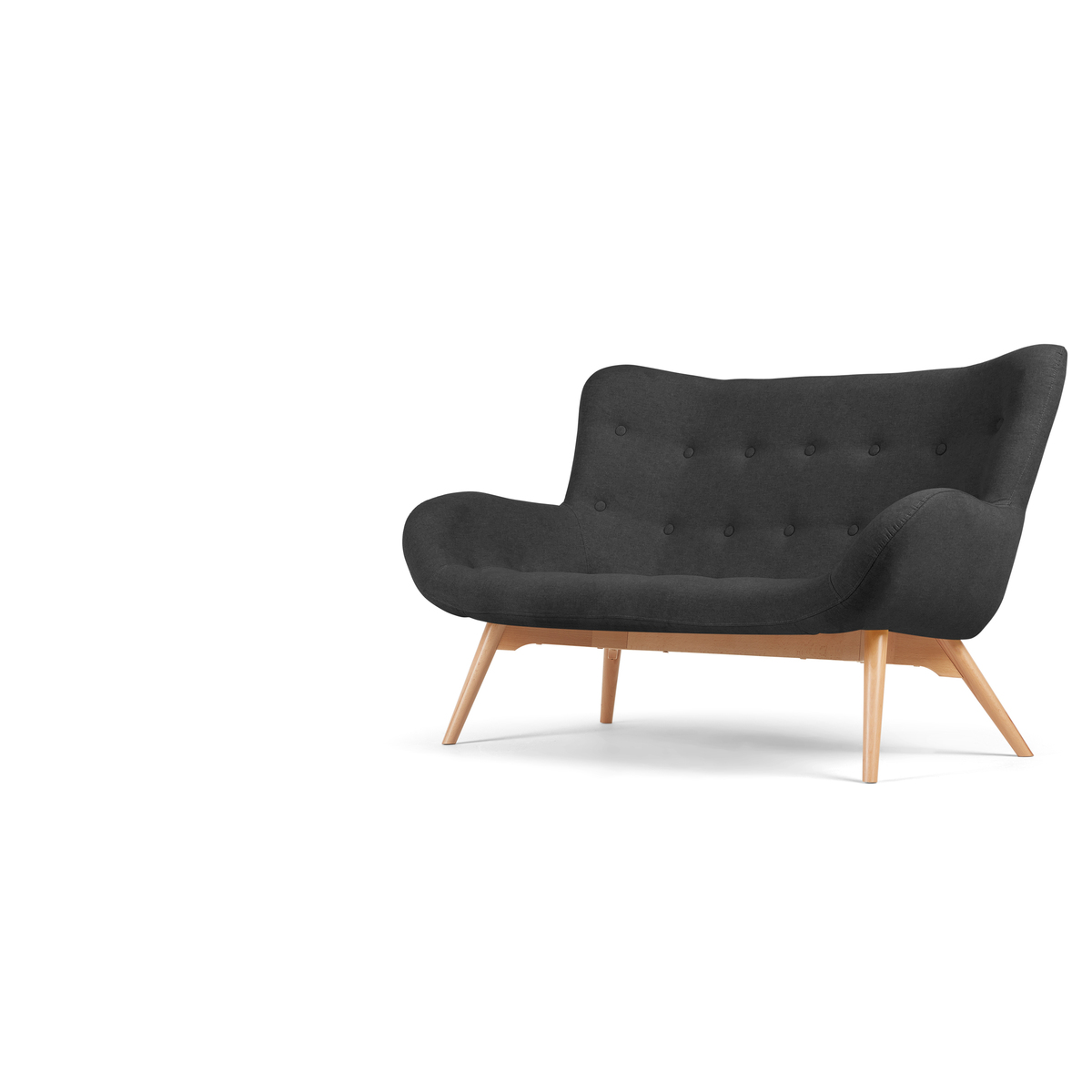 Doris 2 Seater Sofa, Shetland Slate – image 2