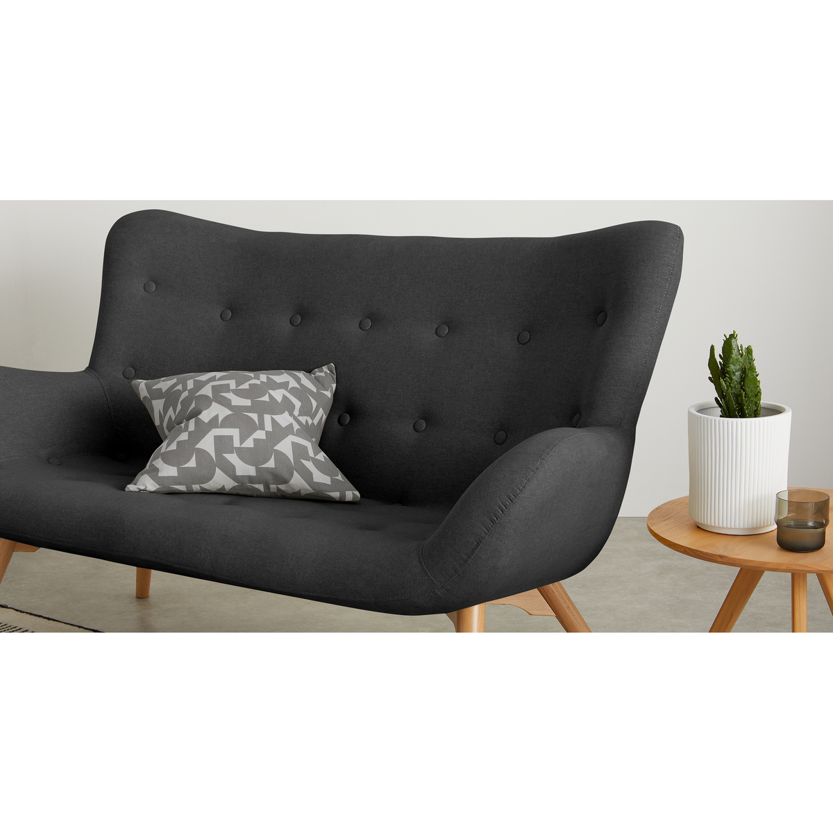 Doris 2 Seater Sofa, Shetland Slate – image 4