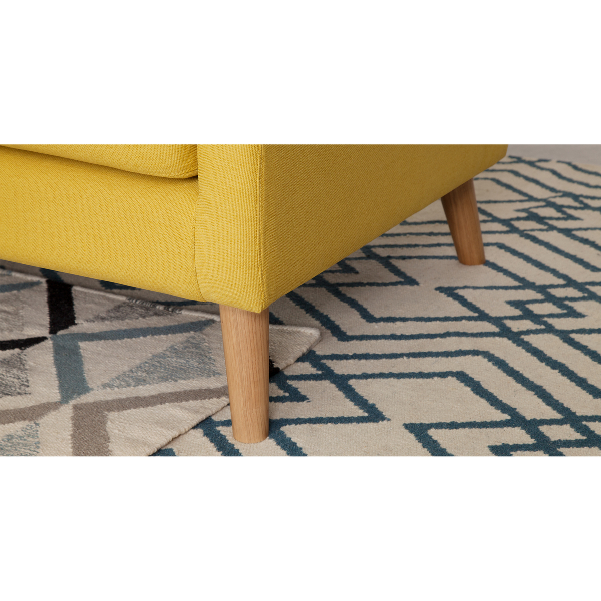 Rufus Corner Sofa, Mustard Yellow – image 3