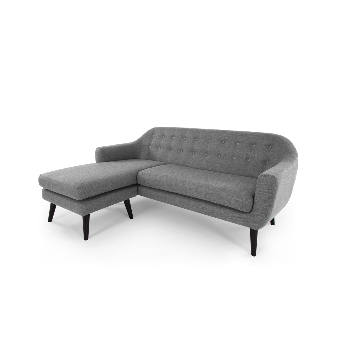 Ritchie Chaise End Corner Sofa, Pearl Grey – image 2