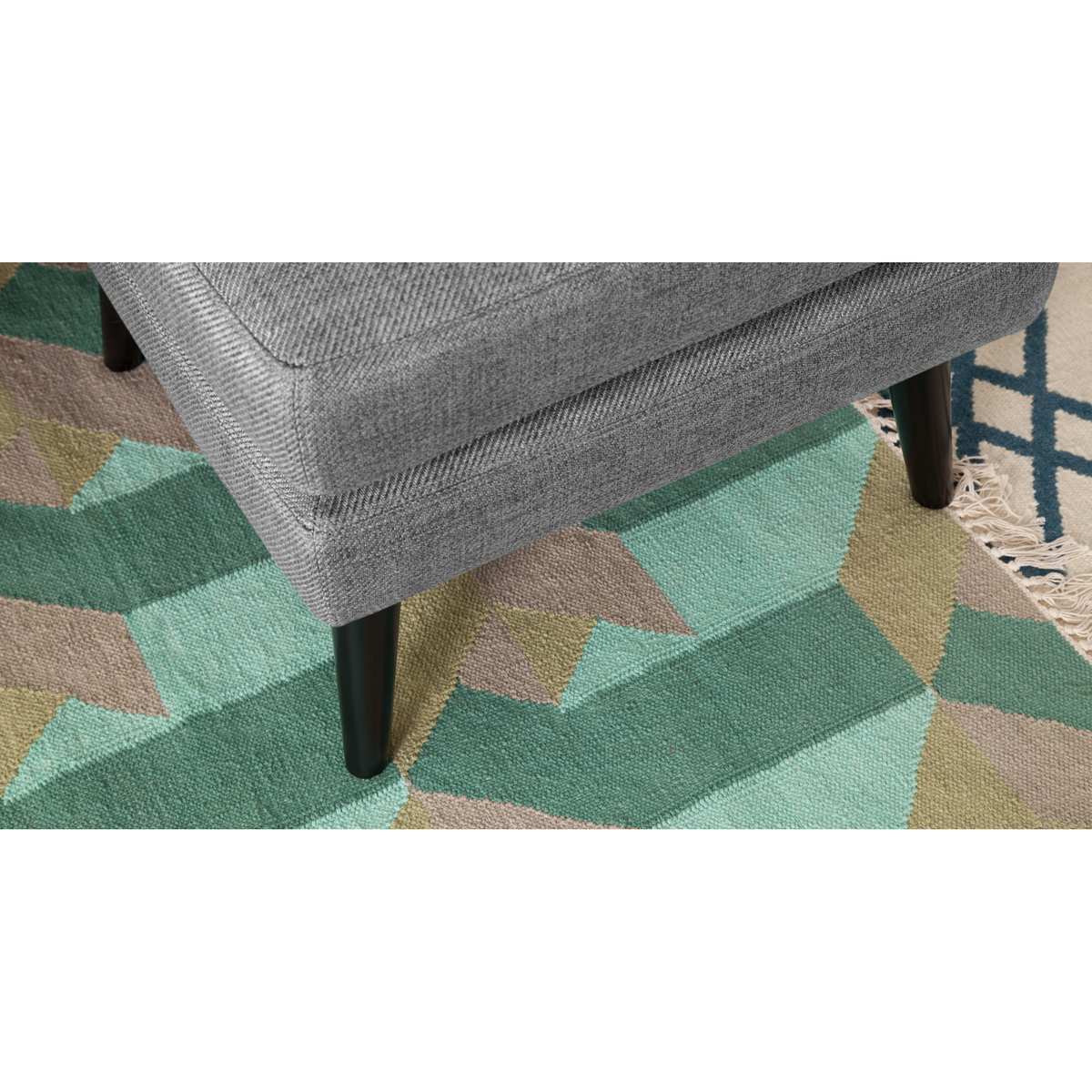 Ritchie Chaise End Corner Sofa, Pearl Grey – image 4