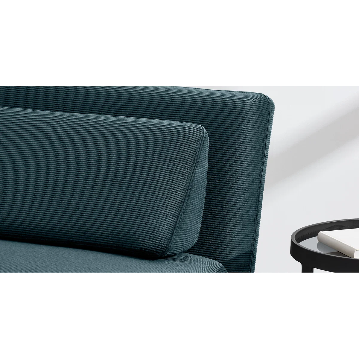 Kahlo Large Sofa Bed, Teal Corduroy Velvet – image 6