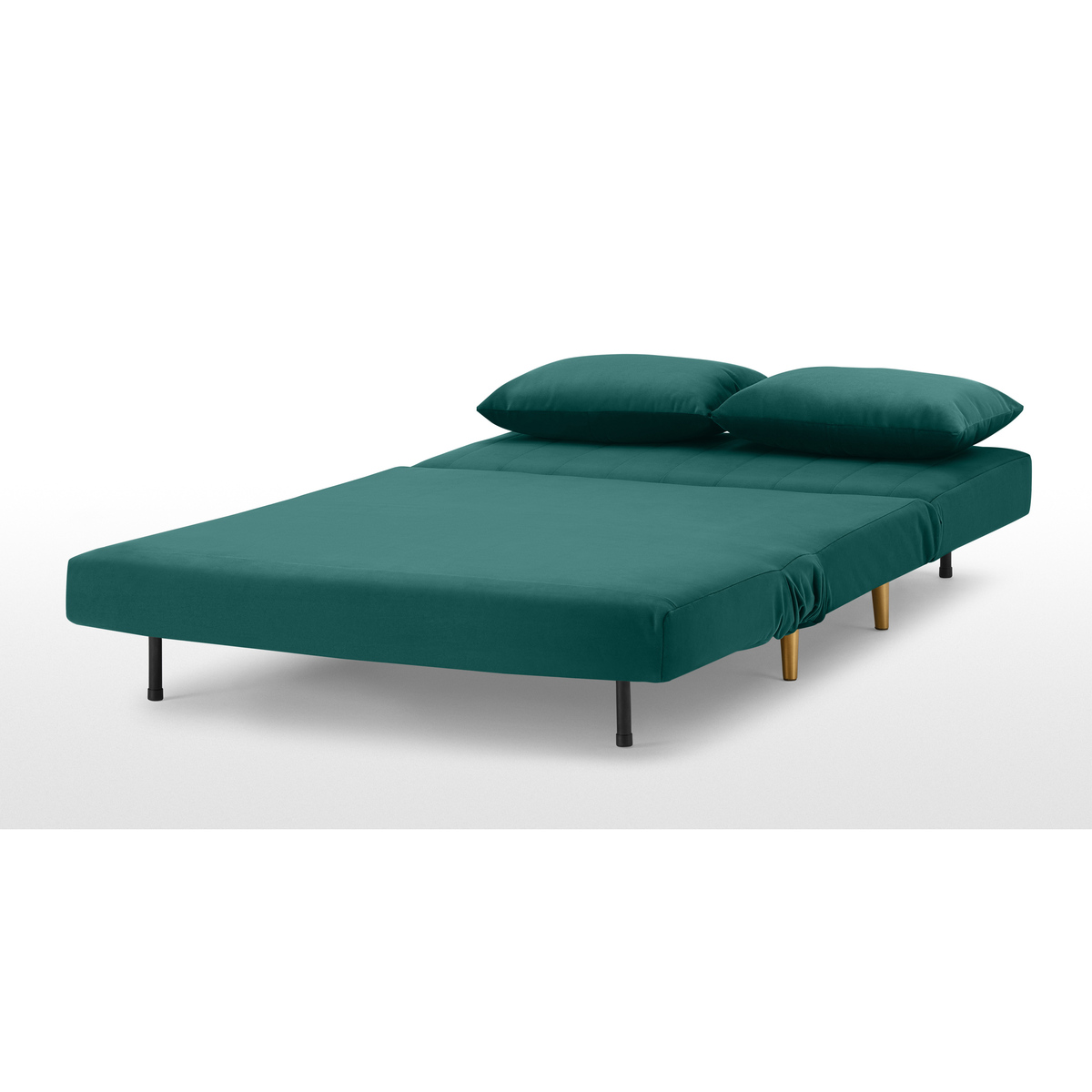 Bessie Small Sofa Bed, Seafoam Blue Velvet – image 5