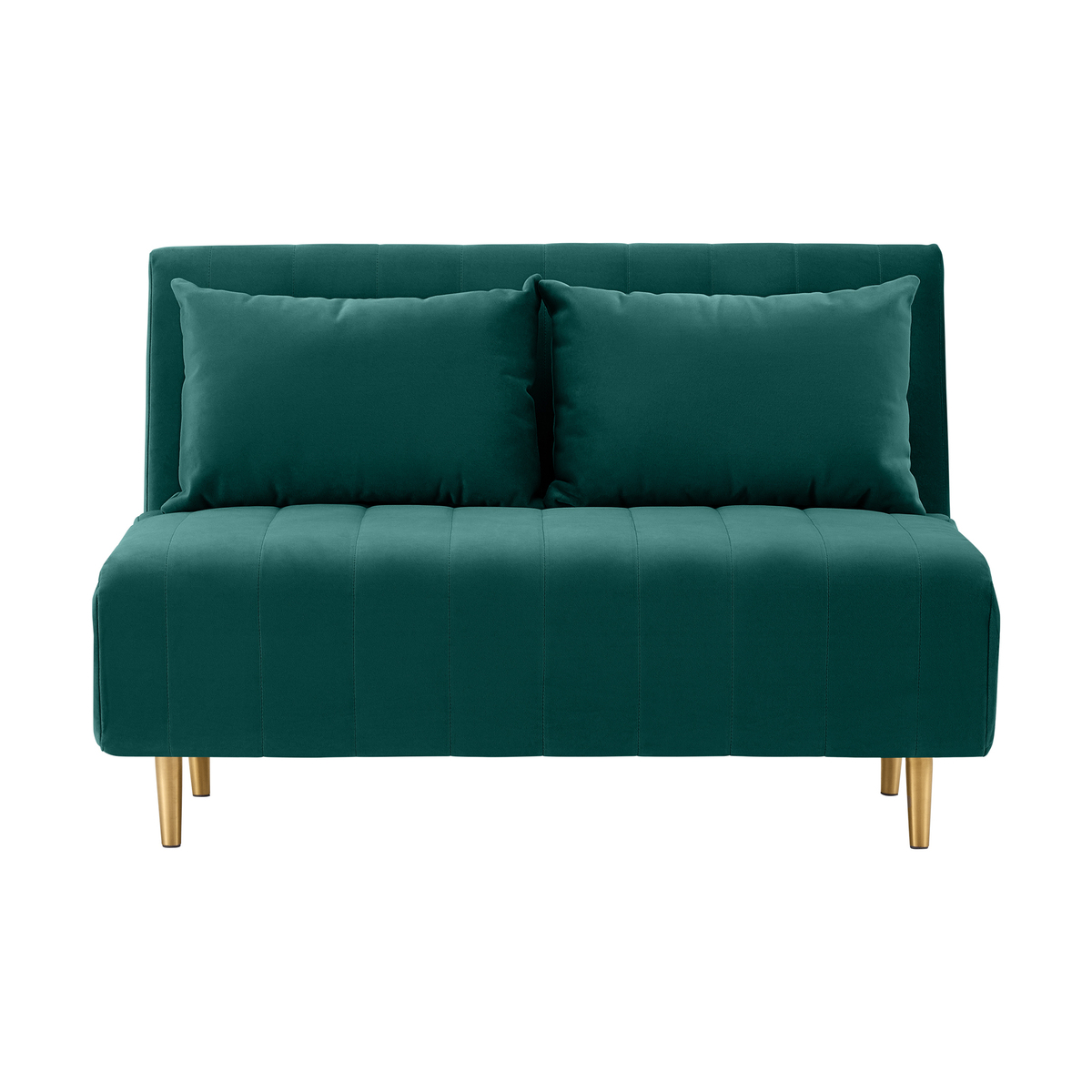 Bessie Small Sofa Bed, Seafoam Blue Velvet – image 1