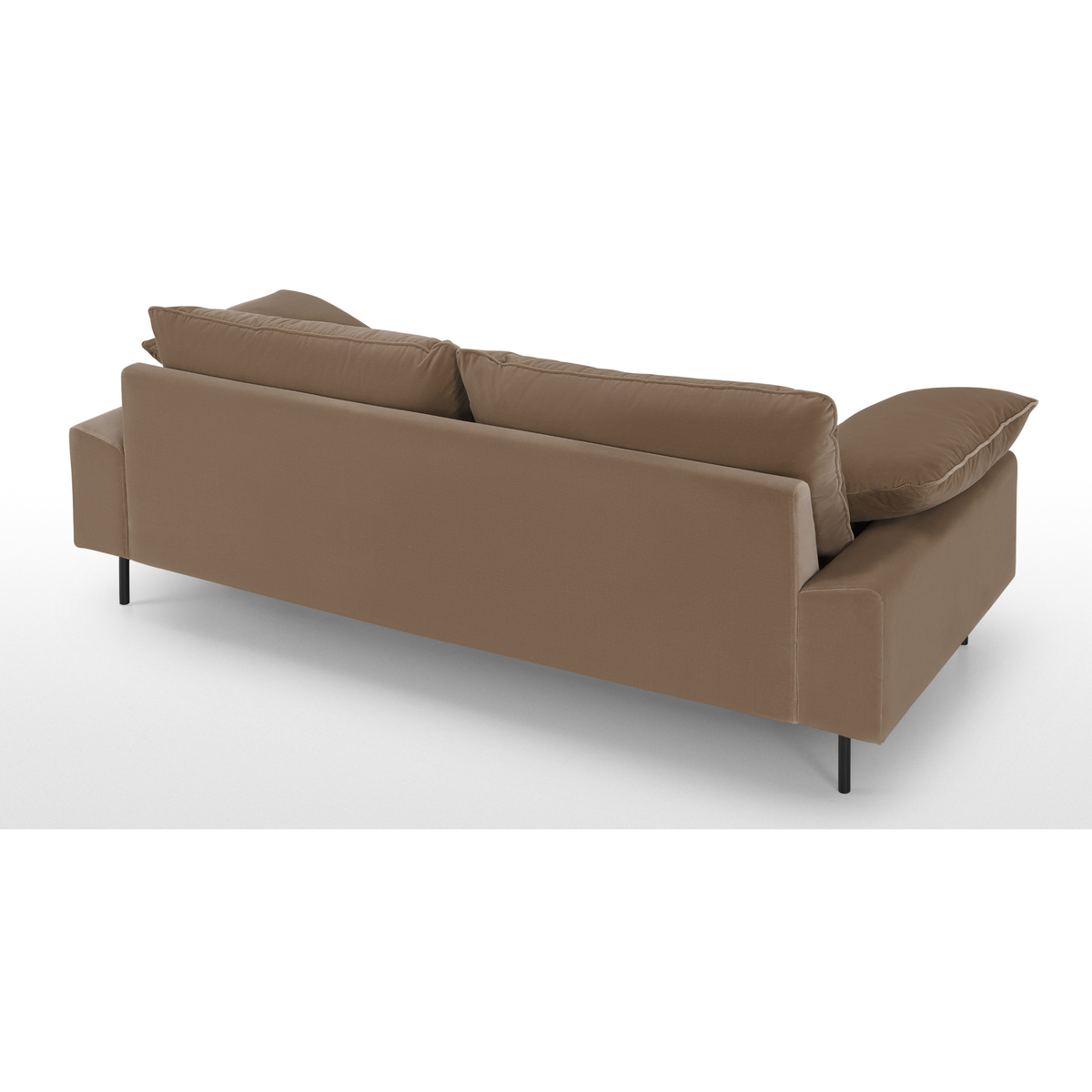 Fallyn 3 Seater Sofa, Mink Cotton Velvet – image 5