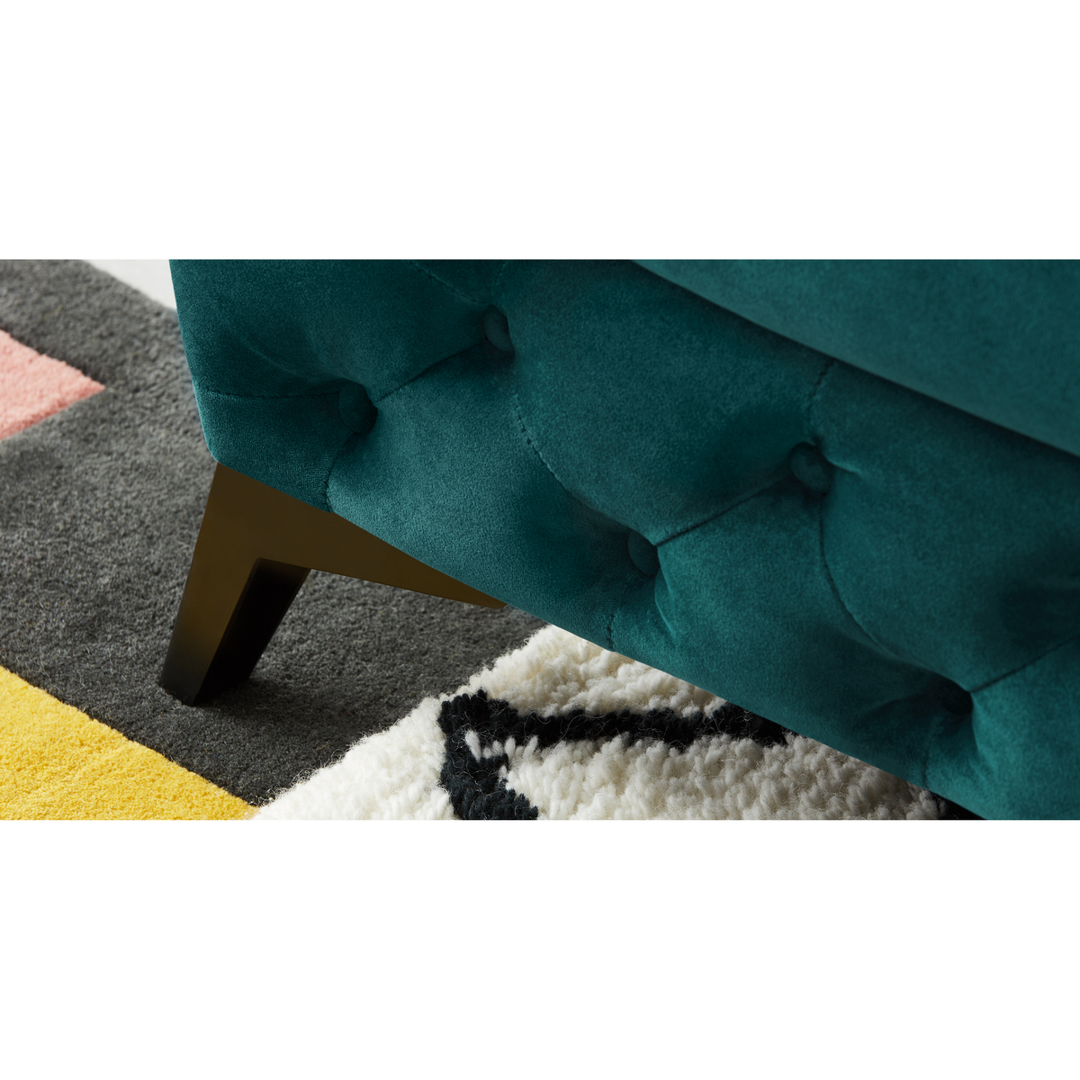 Sloan 2 Seater Sofa, Seafoam Blue Velvet – image 3