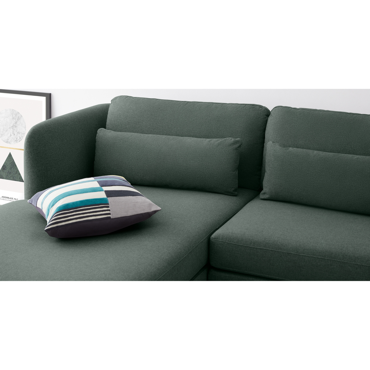 Herman Right Hand Facing Chaise End Corner Sofa, Manhattan Grey – image 5