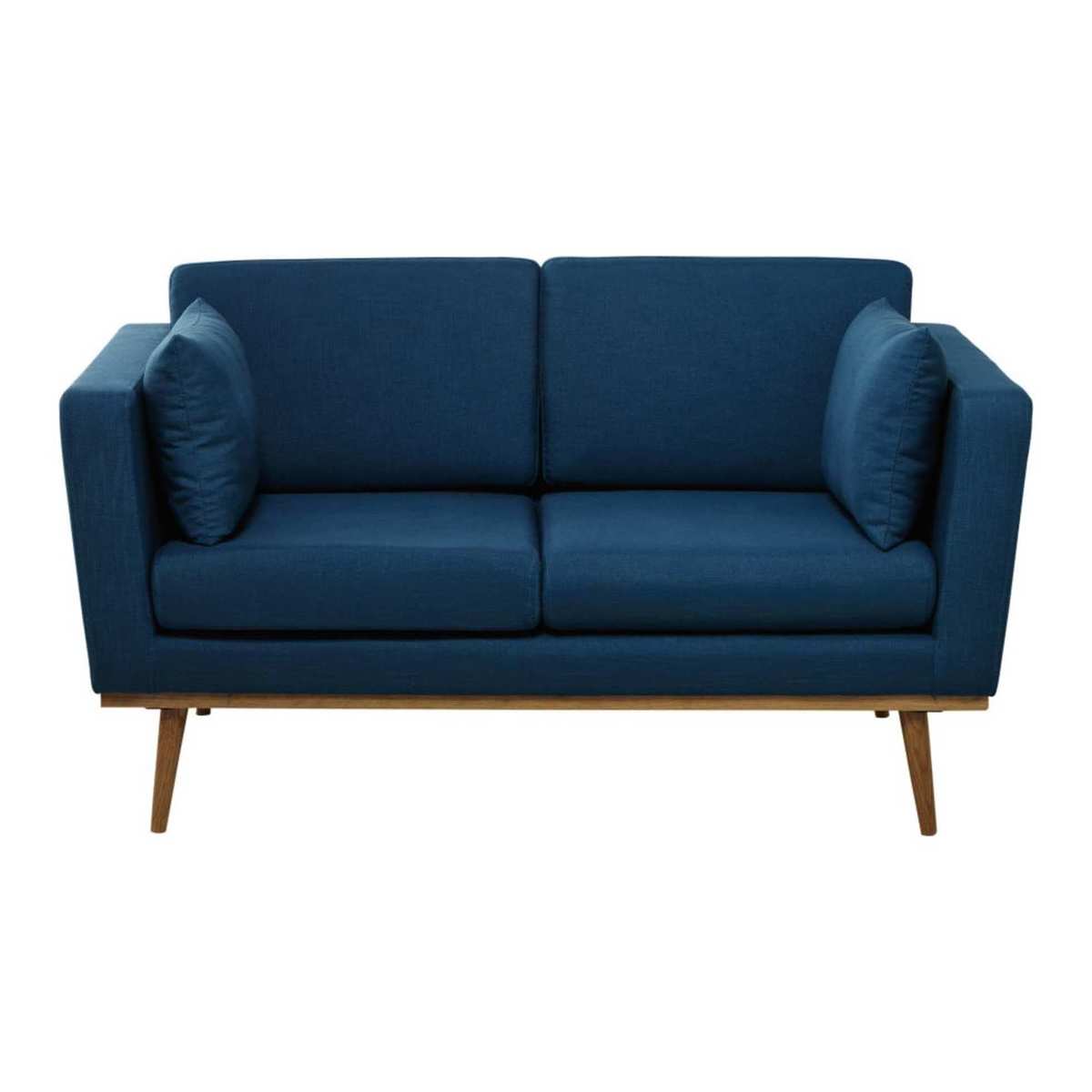 2-Seater Fabric Sofa in Petrol Blue Timeo – image 2