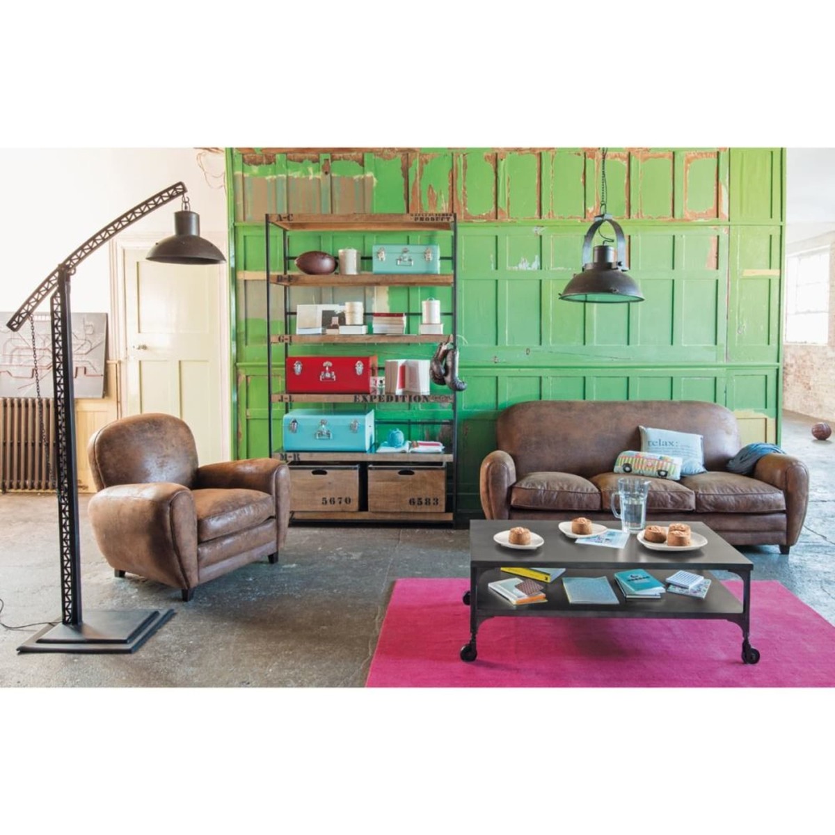 3-Seater Microsuede Sofa In Brown Arizona – image 4