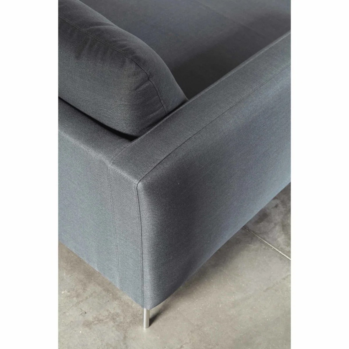 Fabric 7-Seater Corner Sofa, Charcoal Grey City – image 2
