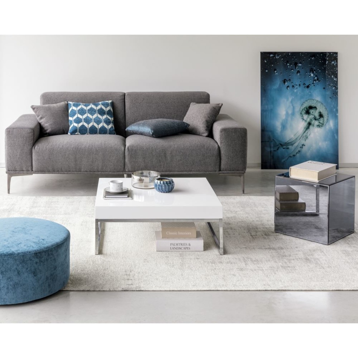 Dark Grey 2 3-Seater Sofa Tokyo – image 4