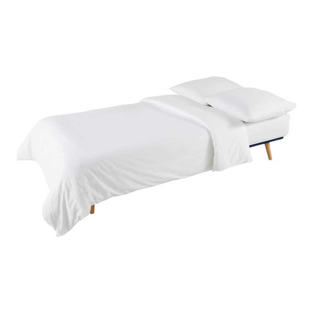Grey 3-Seater Sofa Bed Elvis – image 2