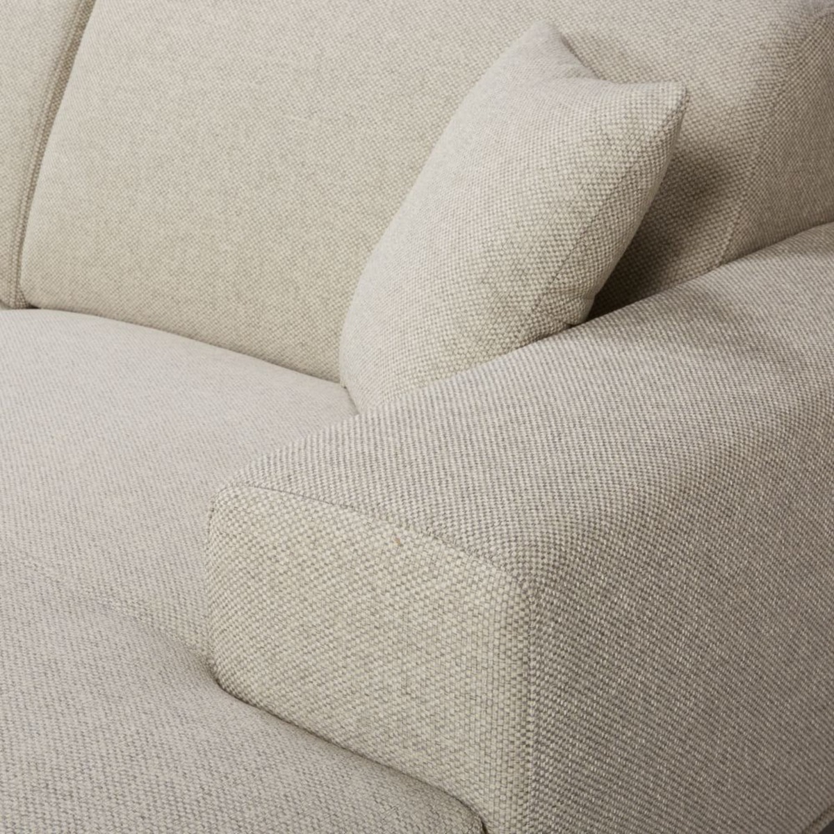 Mottled Light Grey 5-Seater Left Hand Corner Sofa Tokyo – image 3