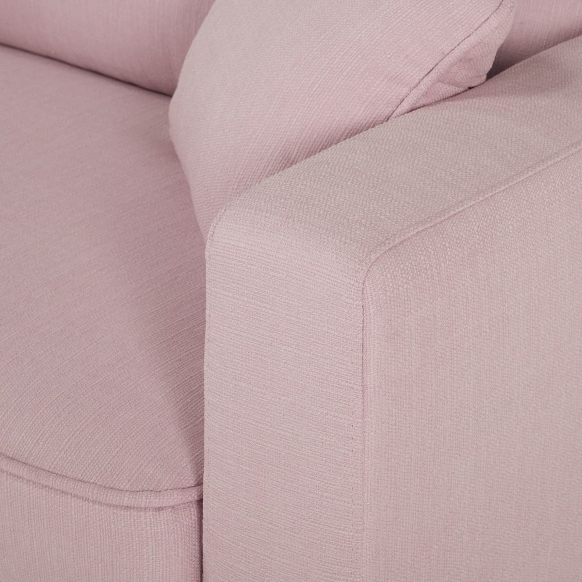 Scandinavian 3-Seater Light Pink Sofa Brooke – image 4
