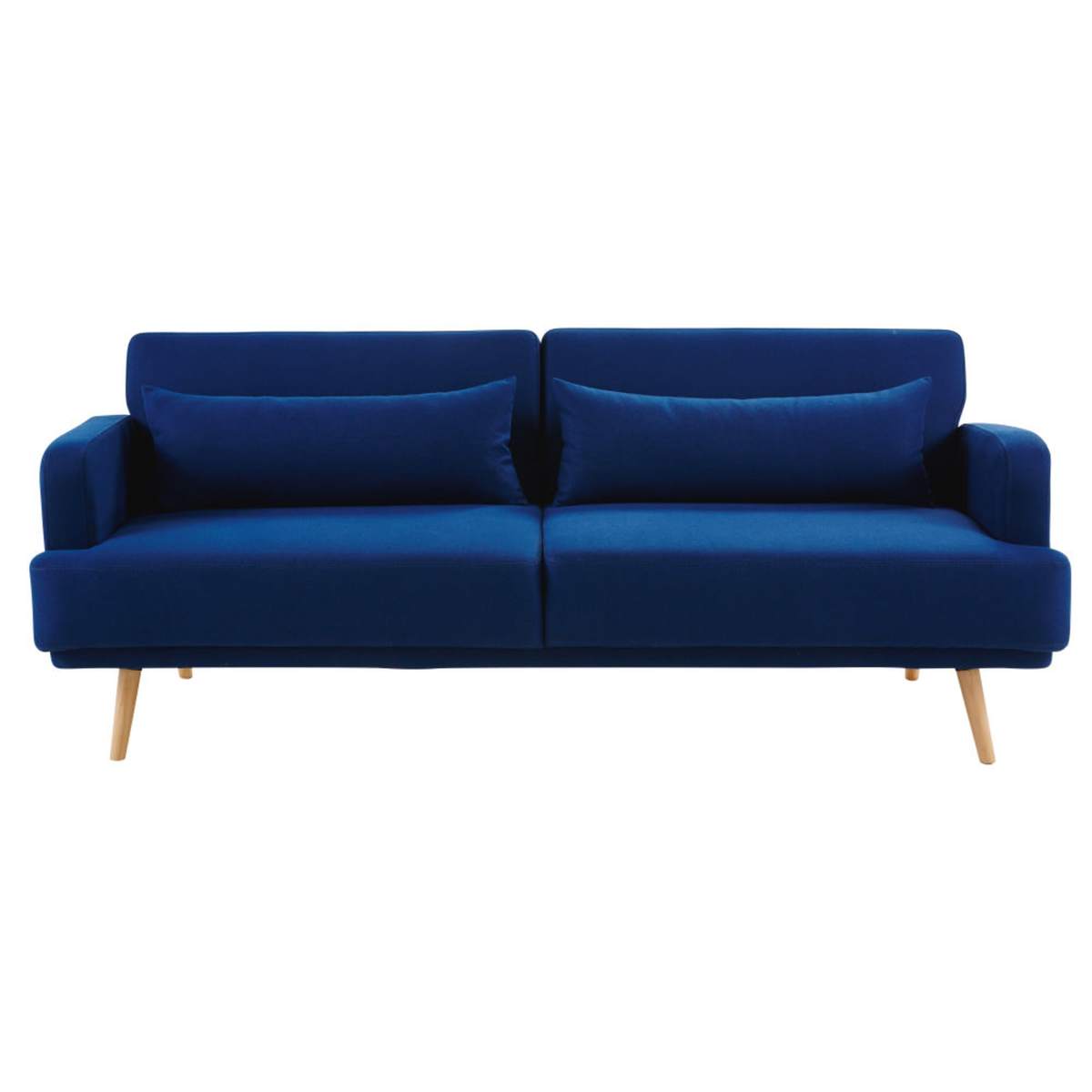 Royal Blue 3-Seater Sofa Bed Elvis – image 3