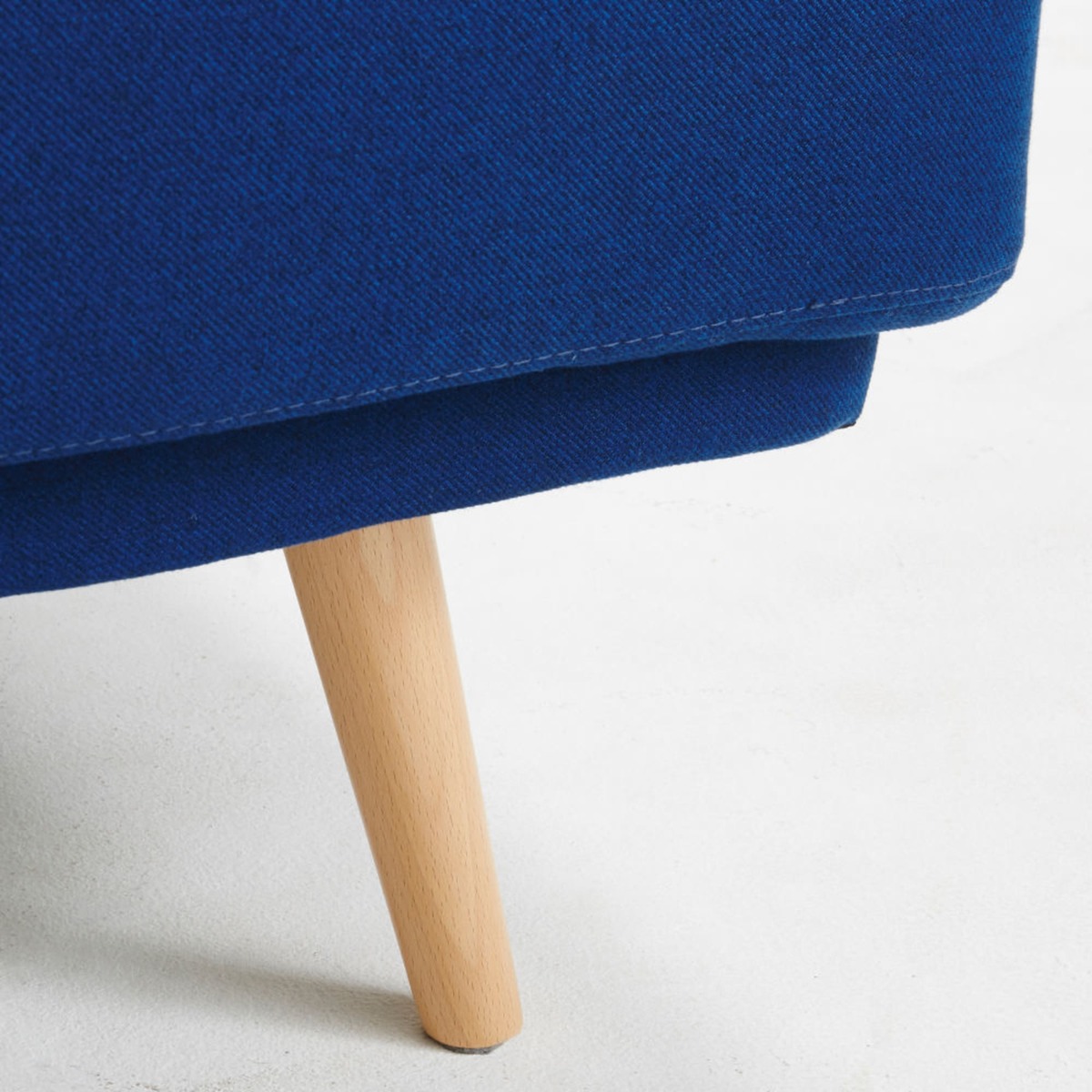 Royal Blue 3-Seater Sofa Bed Elvis – image 4
