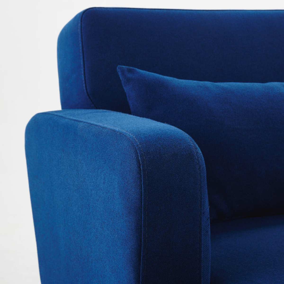 Royal Blue 3-Seater Sofa Bed Elvis – image 5