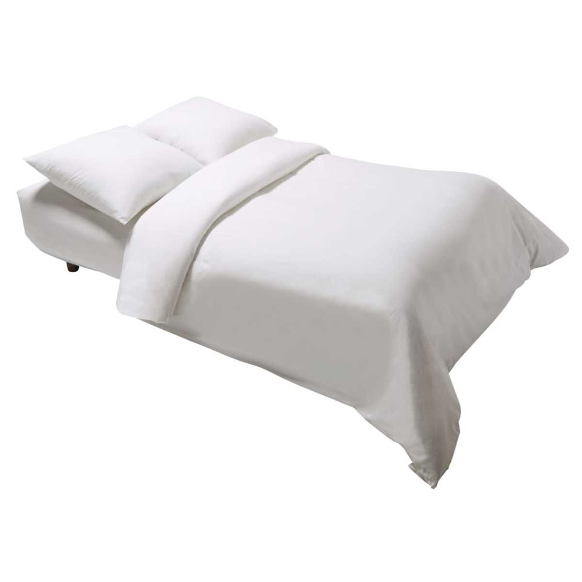 3-Seater Clic Clac Sofa Bed in Turquoise Blue Cloud – image 4
