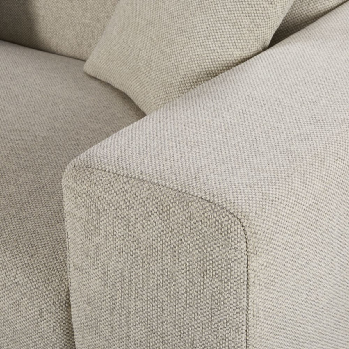 Mottled Light Grey 2 3-Seater Sofa Tokyo – image 3
