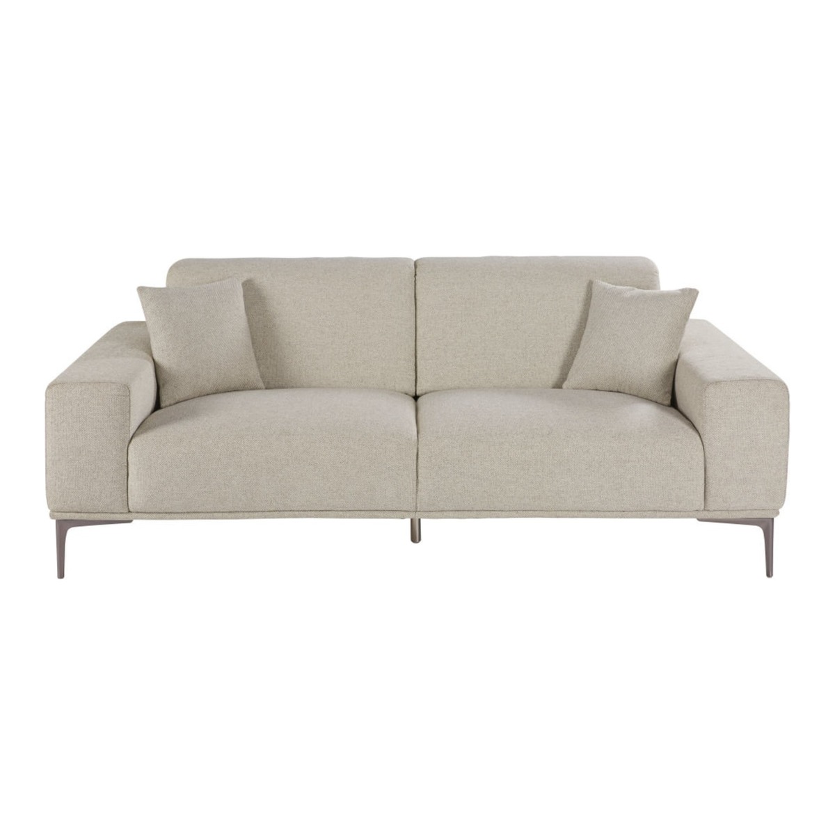 Mottled Light Grey 2 3-Seater Sofa Tokyo – image 2