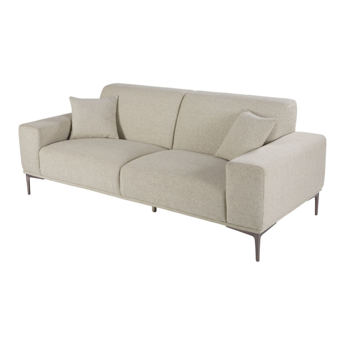 Mottled Light Grey 2 3-Seater Sofa Tokyo – image 1