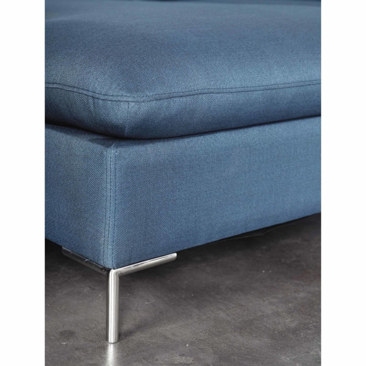5-Seater Fabric Left Corner Sofa in Midnight Blue City – image 3