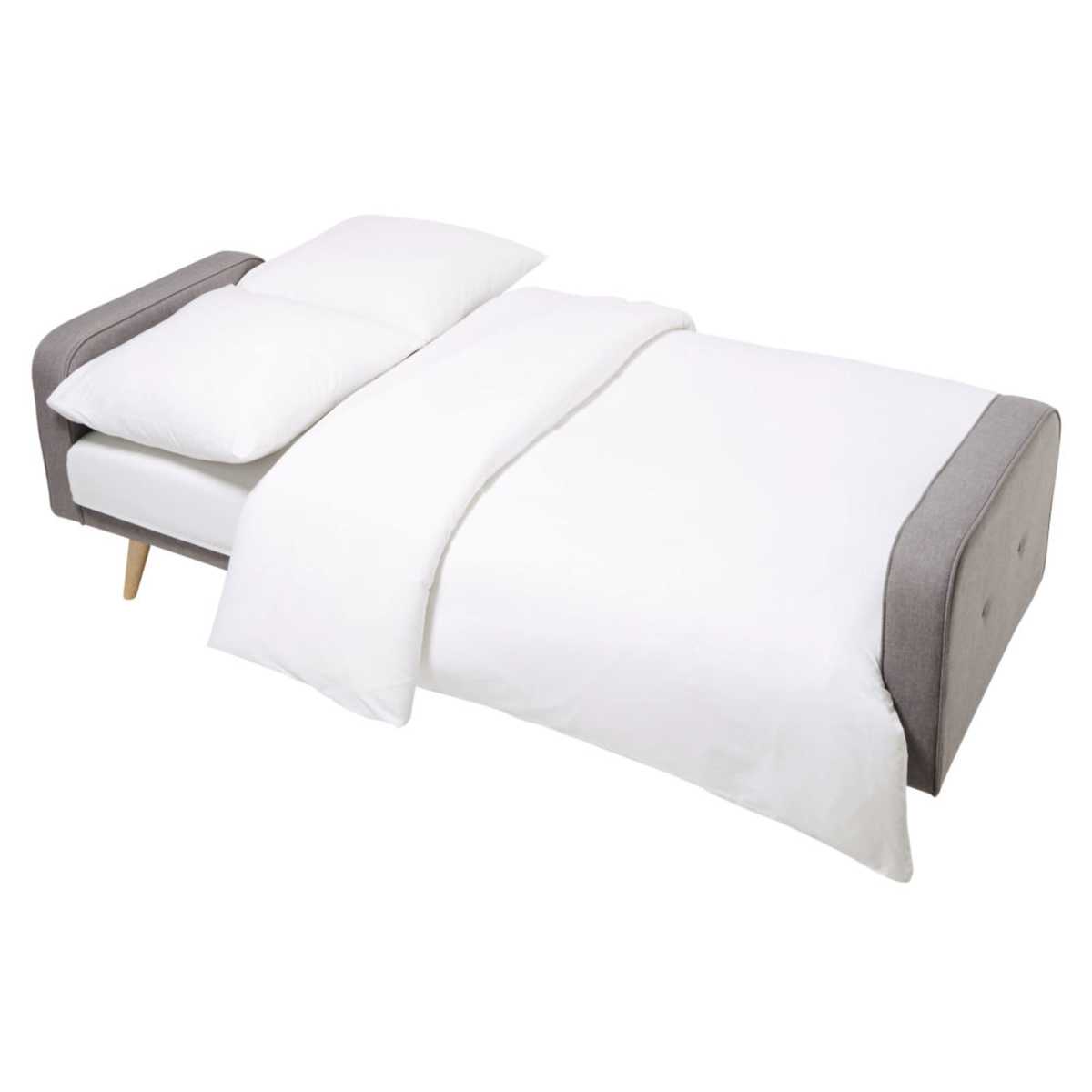 Mottled Grey 3-Seater Clic Clac Sofa Bed Broadway – image 3