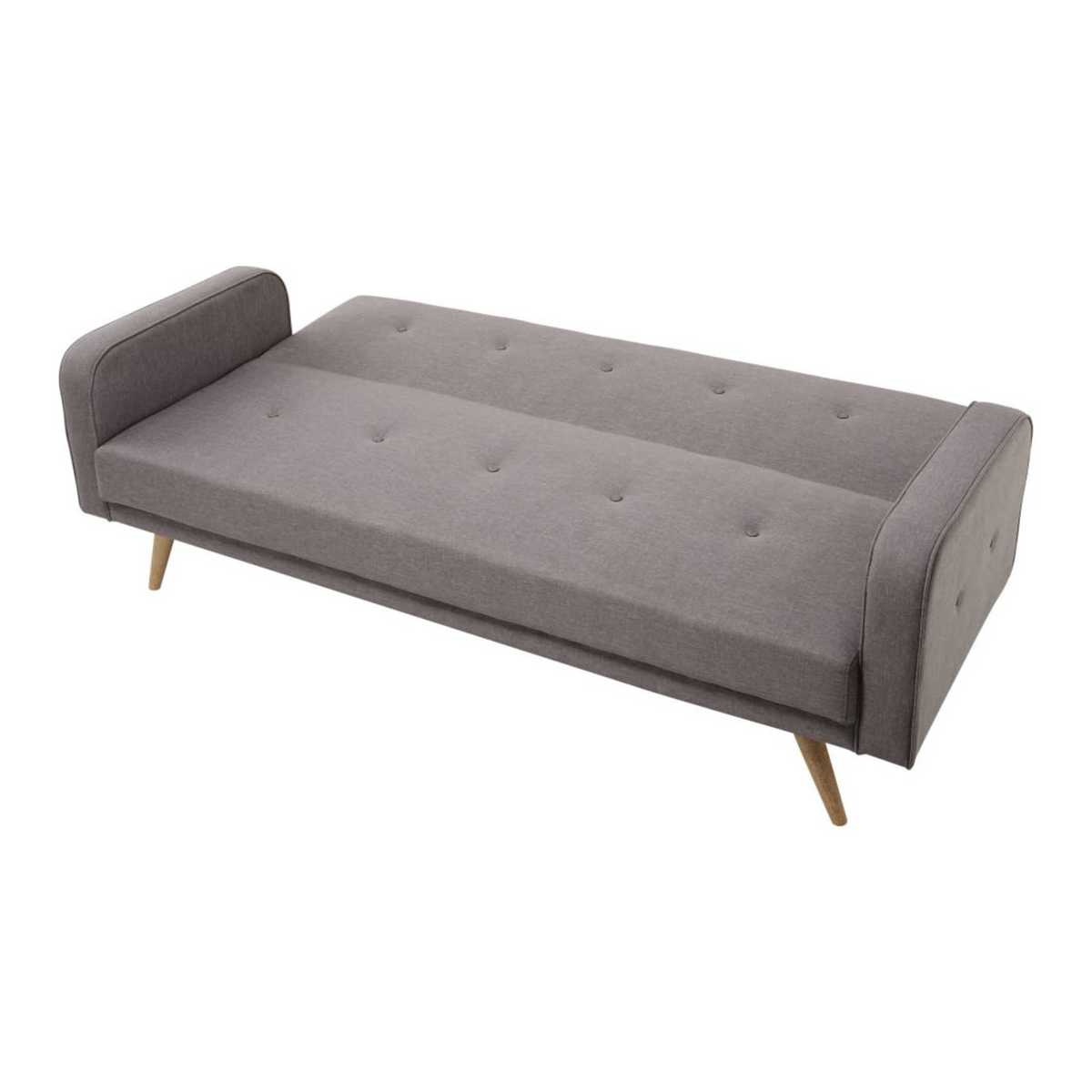 Mottled Grey 3-Seater Clic Clac Sofa Bed Broadway – image 2
