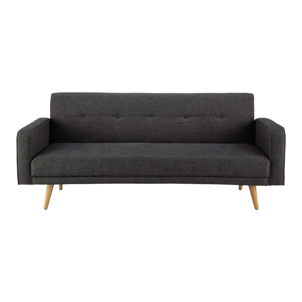 Mottled Grey 3-Seater Clic Clac Sofa Bed Broadway – image 1
