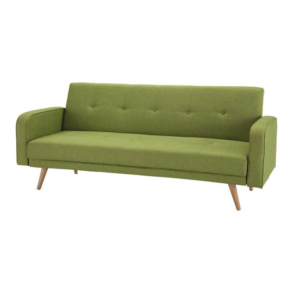Lime Green 3-Seater Clic Clac Sofa Bed Broadway – image 1