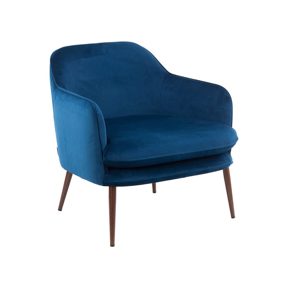 Pols Potten - Charmy Velvet Armchair - Blue – image 1