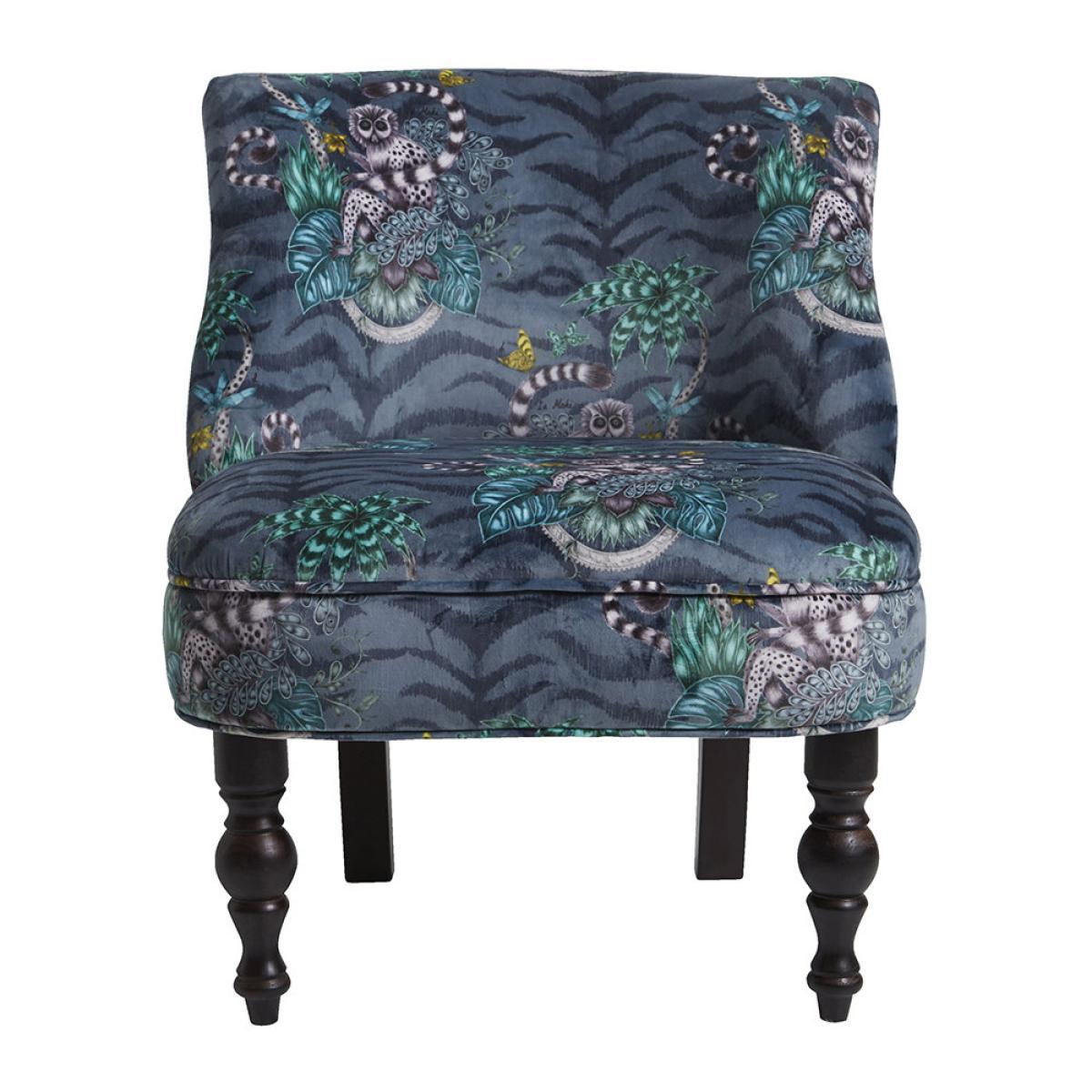 Emma J Shipley - Lemur Langley Armchair - Navy – image 3