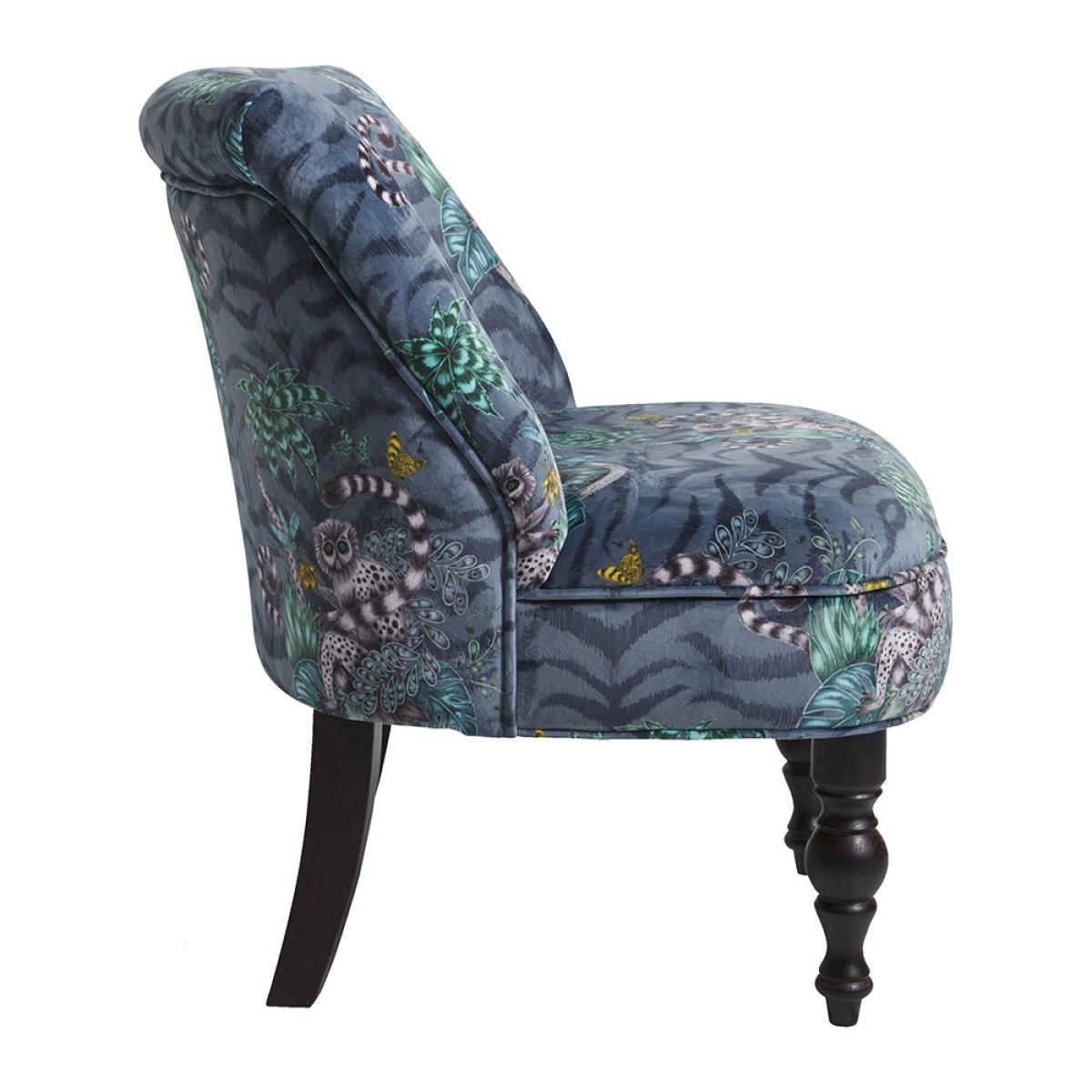 Emma J Shipley - Lemur Langley Armchair - Navy – image 4