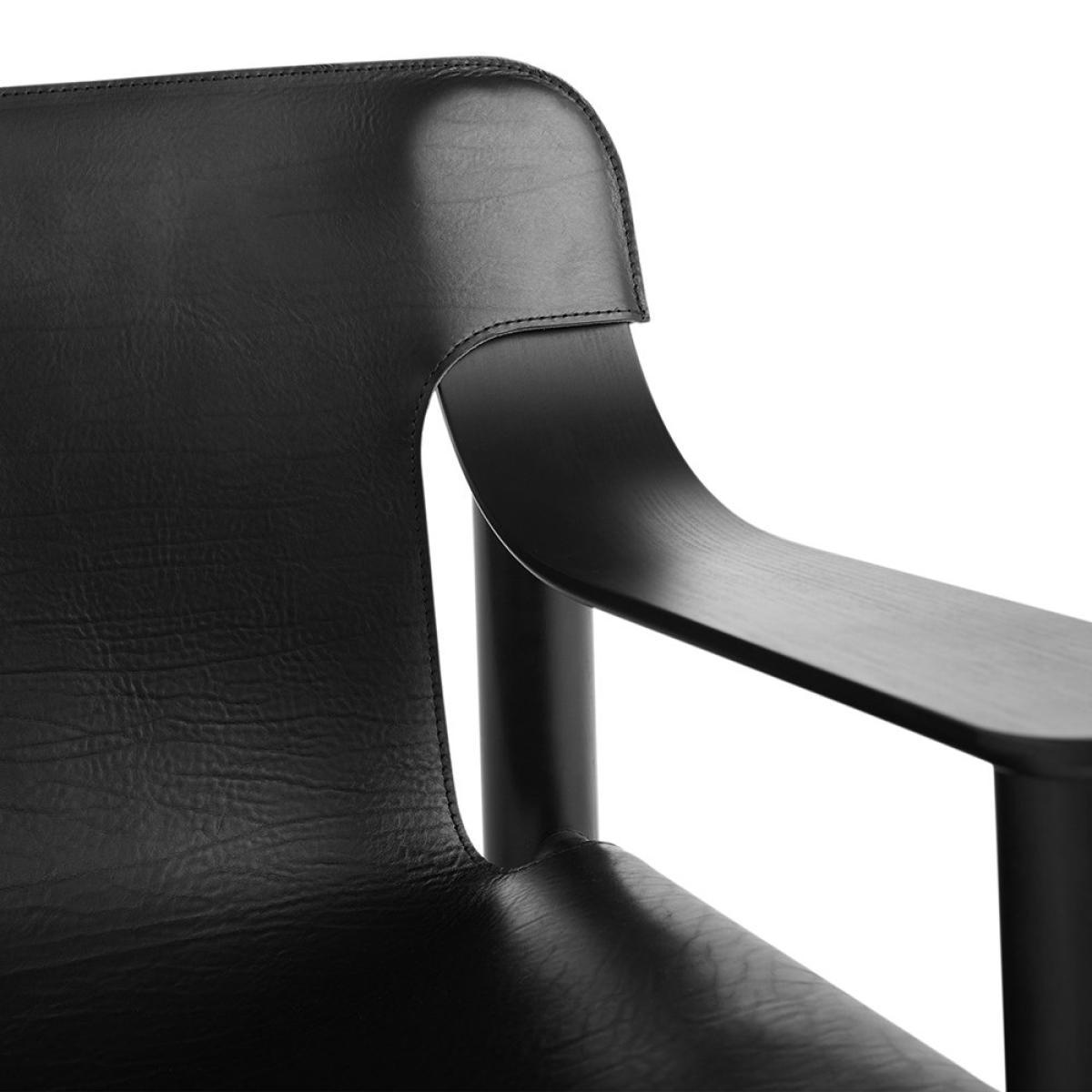 HAY - Bernard Armchair - Black Leather – image 7