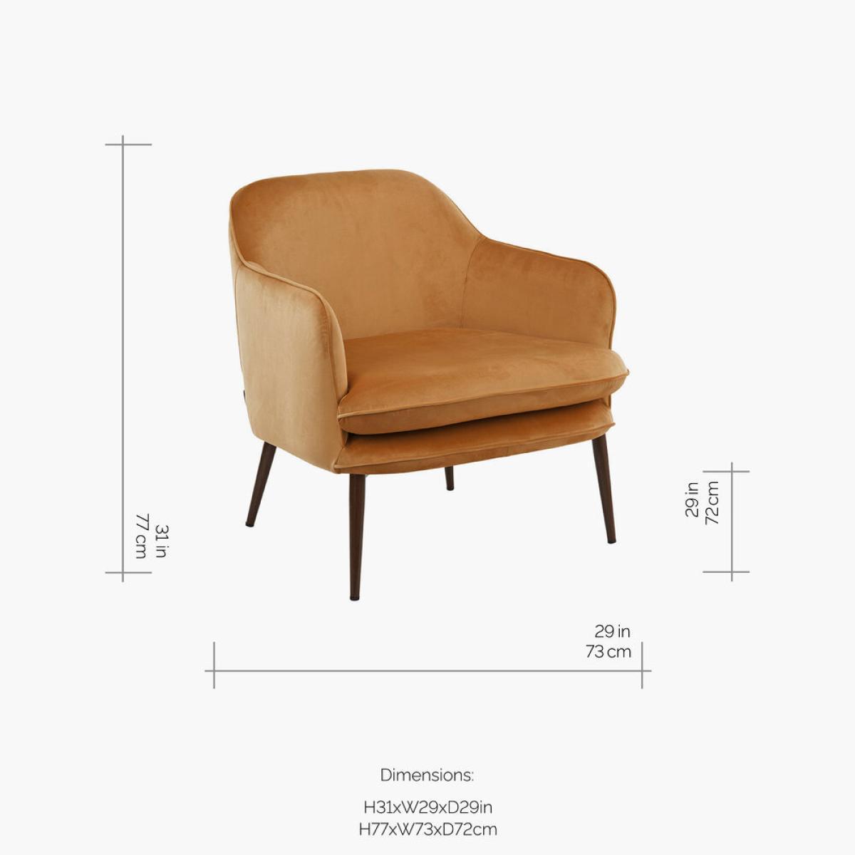Pols Potten - Charmy Velvet Armchair - Gold – image 7
