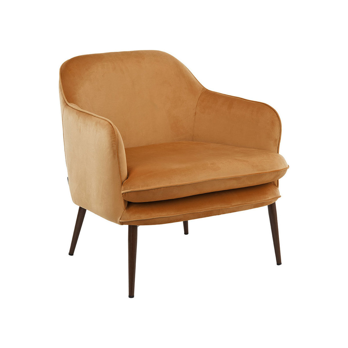 Pols Potten - Charmy Velvet Armchair - Gold – image 1